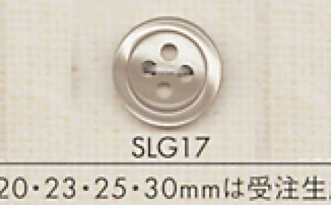 SLG17 DAIYA BUTTONS Muschelartiger Polyesterknopf