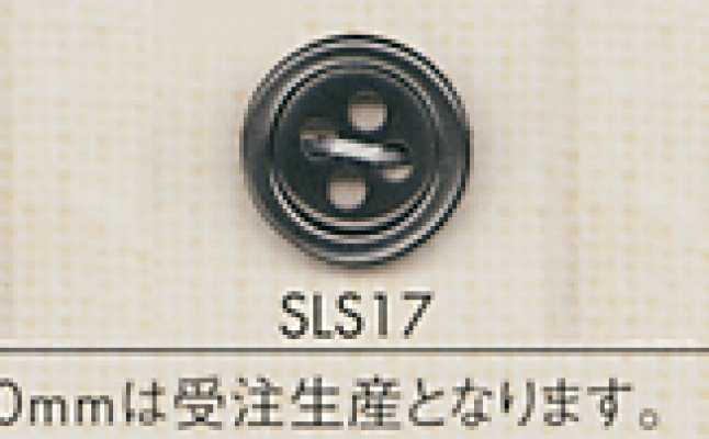 SLS17 DAIYA BUTTONS Polyesterknopf in Muscheloptik