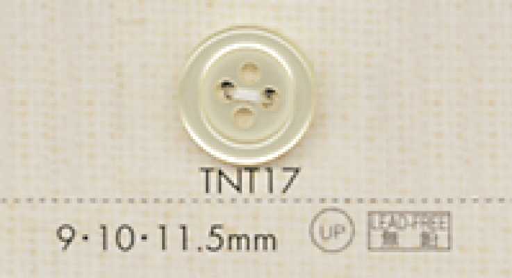 DAIYA BUTTONS hitzebeständiger schalenartiger Polyesterknopf
