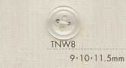 TNW8 DAIYA BUTTONS hitzebeständiger Polyesterknopf in Perlmuttoptik