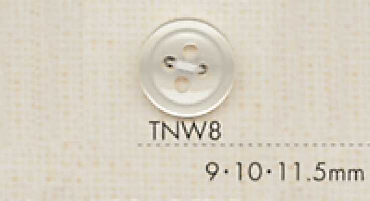 TNW8 DAIYA BUTTONS hitzebeständiger Polyesterknopf in Perlmuttoptik