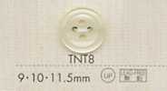 TNT8 DAIYA BUTTONS Hitzebeständiger Polyesterknopf in Muscheloptik
