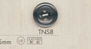 TNS8 DAIYA BUTTONS Hitzebeständiger schalenartiger Polyesterknopf