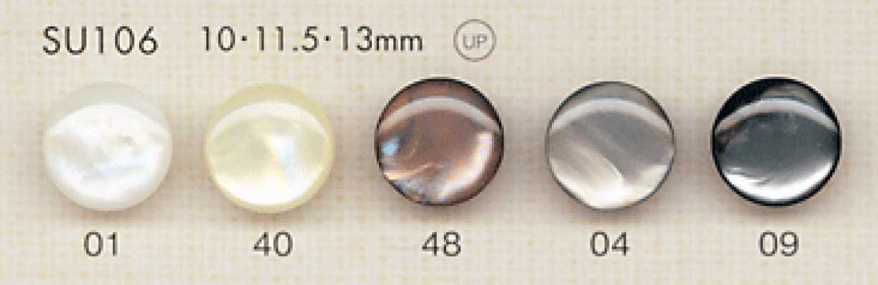SU106 DAIYA BUTTONS Schalenoptik-Polyesterknopf