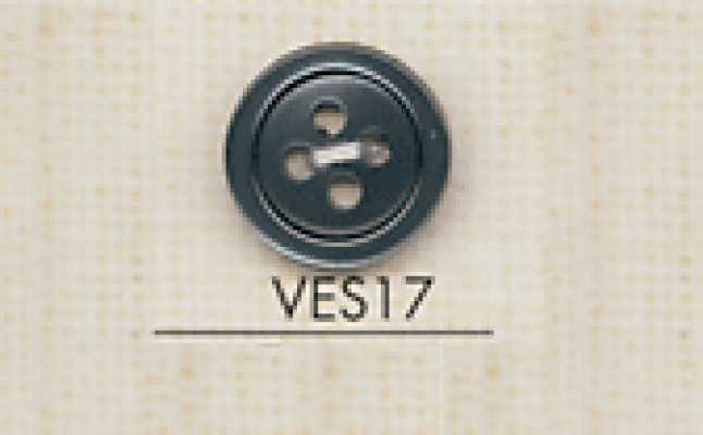 VES17 DAIYA BUTTONS Muschelartiger Polyesterknopf