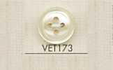 VET173 DAIYA BUTTONS Polyesterknopf in Muscheloptik