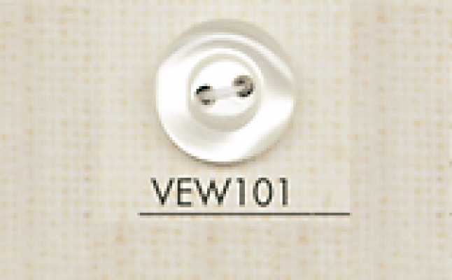 VEW101 DAIYA BUTTONS Polyesterknopf in Muscheloptik