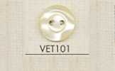 VET101 DAIYA BUTTONS Polyesterknopf in Muscheloptik