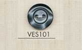 VES101 DAIYA BUTTONS Schalenoptik-Polyesterknopf