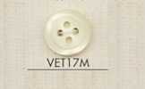 VET17M DAIYA BUTTONS Schalenoptik-Polyesterknopf