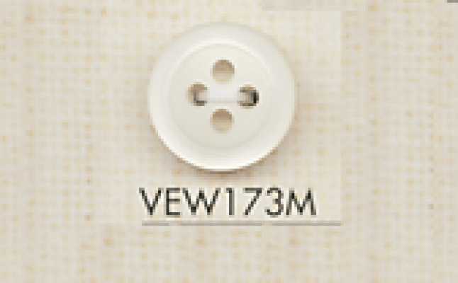 VEW173M DAIYA BUTTONS Polyesterknopf in Muscheloptik