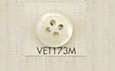 VET173M DAIYA BUTTONS Polyesterknopf in Muscheloptik
