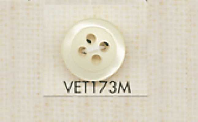 VET173M DAIYA BUTTONS Polyesterknopf in Muscheloptik
