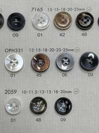 OPH331 DAIYA KNÖPFE Muschelfarbener Polyesterknopf[Taste] DAIYA BUTTON(DAIYA BUTTON) Sub-Foto