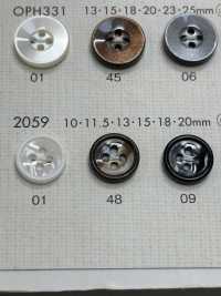 2059 DAIYA KNÖPFE Muschelfarbener Polyesterknopf[Taste] DAIYA BUTTON(DAIYA BUTTON) Sub-Foto