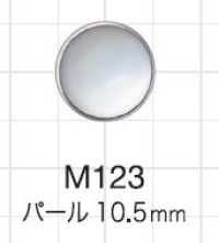 M123 Pearl Top Parts Strickhaken Standardtyp 10.5mm[Druckverschluss/Ösenscheibe] Morito Sub-Foto