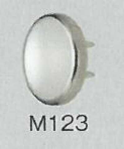 M123 Druckknopf mit Perlmuttkopf für Strickwaren, Standardtyp, 10,5 mm