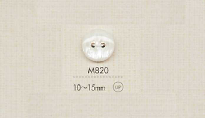 M820 DAIYA BUTTONS 2-Loch-Polyesterknopf