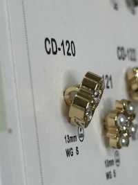 CD120 Bijou Knopf In Blumenform[Taste] DAIYA BUTTON(DAIYA BUTTON) Sub-Foto