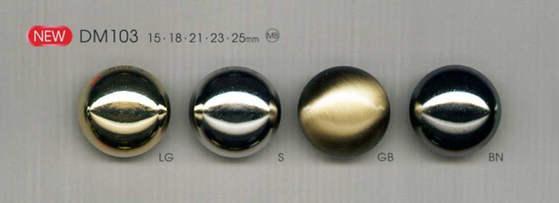 DM103 Einfacher Metallknopf für Hemden und Jacken