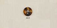 463 DAIYA BUTTONS Vierloch-Polyesterknopf im Büffel-Stil (Braun)