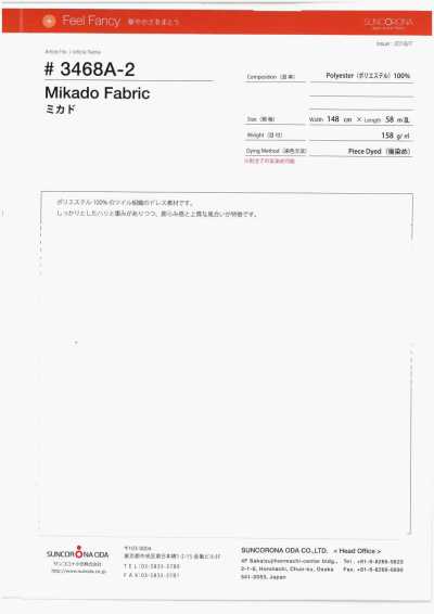 3468A-2 Mikado-Twill