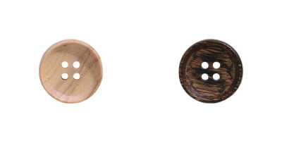 OW7300 Holz/Holz, Sperrholz 4-Loch-Knopf