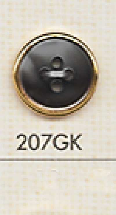 207GK Einfacher 4-Loch-Kunststoff-Hemdknopf