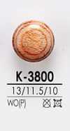 K-3800 Holzmaserung-Knopf