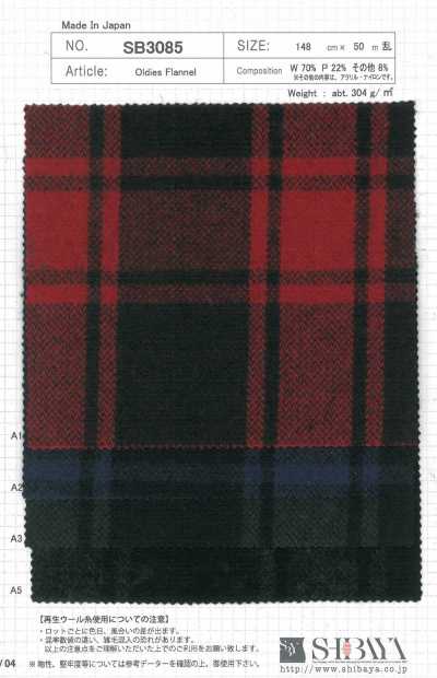 SB3085 Oldies Flanell