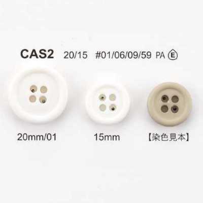 CAS-2 Bio-Nylon-Vierlochknopf