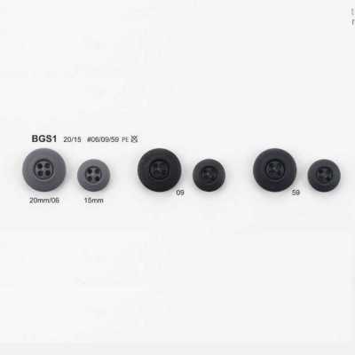 BGS-1 Bio-Polyethylen 4-Loch-Knopf