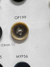 OP199 Eleganter, Büffelartiger, Matter 4-Loch-Polyesterknopf[Taste] DAIYA BUTTON(DAIYA BUTTON) Sub-Foto