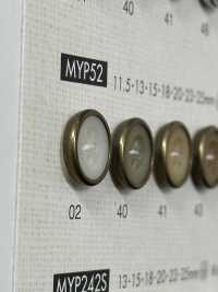 MYP52S Eleganter Silberner 4-Loch-Polyesterknopf[Taste] DAIYA BUTTON(DAIYA BUTTON) Sub-Foto