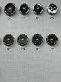 MYP52S Eleganter Silberner 4-Loch-Polyesterknopf[Taste] DAIYA BUTTON(DAIYA BUTTON) Sub-Foto