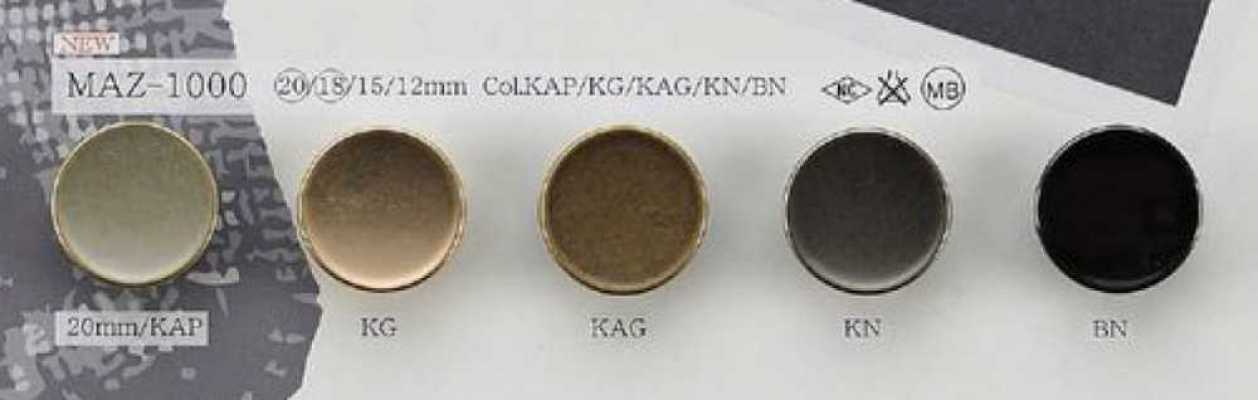 MAZ-1000 Einfacher Metallknopf für Hemden und Jacken