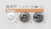 SE-2717 Einfacher Polyesterknopf in Perlmuttoptik für Hemden und Blusen