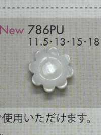 786PU Blumenförmiger Kunststoffknopf[Taste] DAIYA BUTTON(DAIYA BUTTON) Sub-Foto