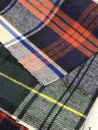 MU5087 Fuzzy-Tartan-Karo[Textilgewebe] Ueyama Textile Sub-Foto