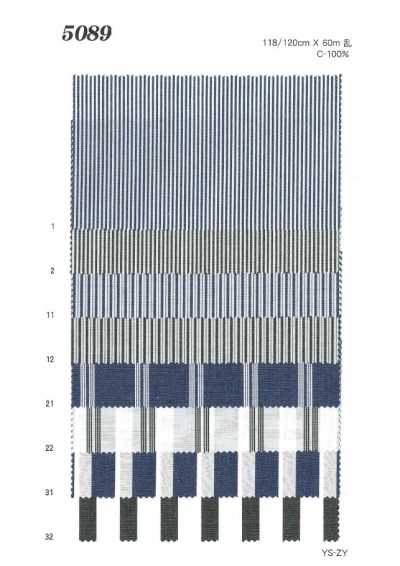 MU5089 Typewriter-Stoff Streifen