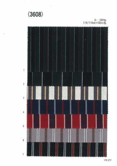 3608 Garngefärbter Regimentsstreifen