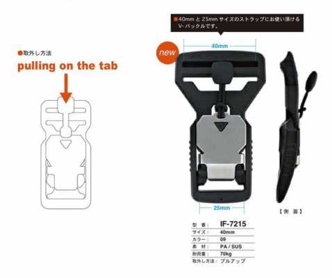 IF-7215 40 mm Pull-Up-V-Schnalle