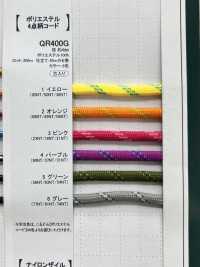 QR-400G 4 Mm Polyester-4-Punkt-Kordel[Bandbandschnur] Cordon Unterfoto