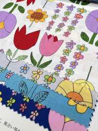 28066 Paralym Art Loomstate-Druck & # 65374; Fleur Et Papillon & # 65374;[Textilgewebe] SUNWELL Sub-Foto