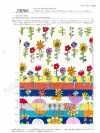 28066 Paralym Art Nesselstoff Druck ~ Fleur Et Papillon ~
