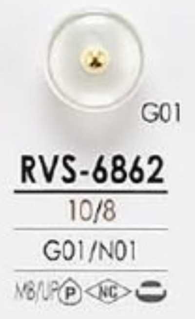 RVS6862 Metallkugelknopf im Pin-Curl-Stil zum Färben
