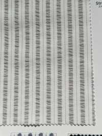 KKF8586-W-1 Seersucker Stretch Wide Stripe[Textilgewebe] Uni Textile Sub-Foto