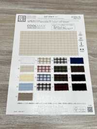 KKF8586-W-2 Seersucker-Stretch Mit Weitem Karomuster[Textilgewebe] Uni Textile(Komon Studio) Sub-Foto