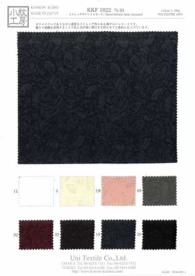 KKF1022-D/33 Stretch-Satin-Jacquard