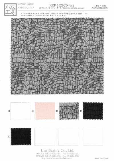 KKF1026CD-D/2 CD Satin-Stretch-Jacquard